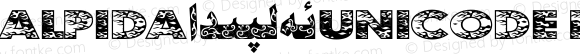 Alpida_Unicode Kufi5 Regular Version 4.00