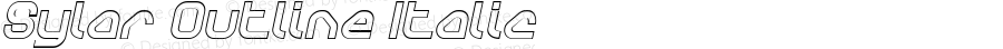 Sylar Outline Italic