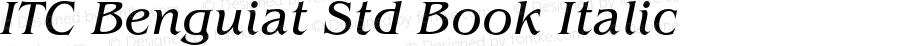 BenguiatStd-BookItalic