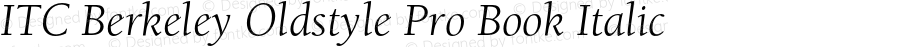 BerkeleyPro-BookItalic