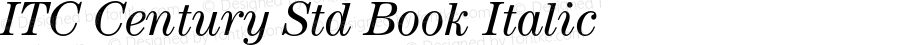 CenturyStd-BookItalic