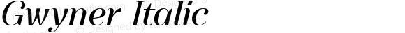 Gwyner Italic