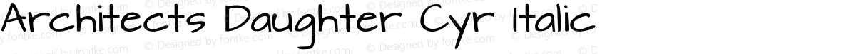 Architects Daughter Cyr Italic