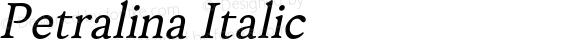 Petralina Italic