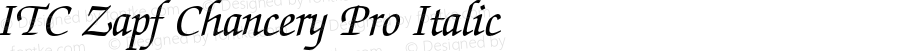 ZapfChanceryPro-Italic