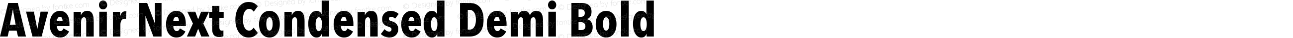 Avenir Next Condensed Demi Bold