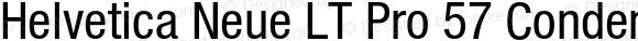 Helvetica Neue LT Pro 57 Condensed