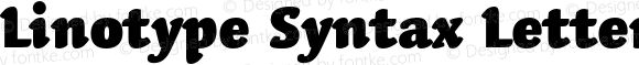 Linotype Syntax Letter Pro Black