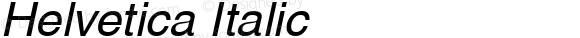 Helvetica Italic