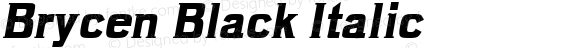 Brycen Black Italic