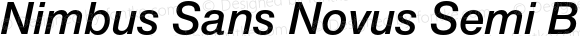 Nimbus Sans Novus Semi Bold Italic