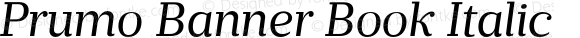 Prumo Banner Book Italic Version 1.001;PS 001.001;hotconv 1.0.70;makeotf.lib2.5.58329