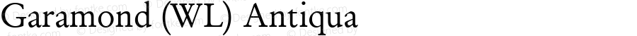 Garamond (WL) Antiqua