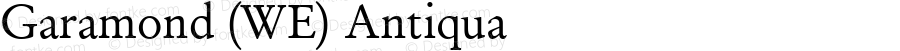 Garamond (WE) Antiqua