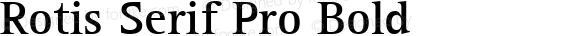 Rotis Serif Pro Bold