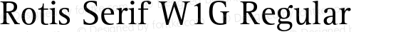 Rotis Serif W1G Regular