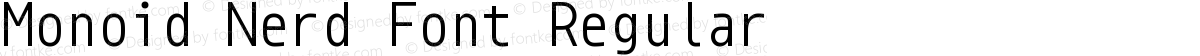 Monoid Nerd Font Regular