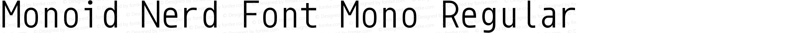 Monoid Regular Nerd Font Complete Mono