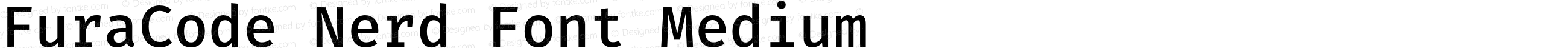FuraCode Nerd Font Medium