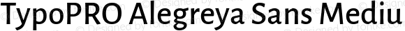 TypoPRO Alegreya Sans Medium