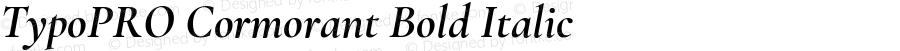 TypoPRO Cormorant Bold Italic