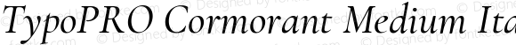 TypoPRO Cormorant Medium Italic