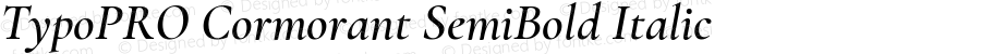 TypoPRO Cormorant SemiBold Italic