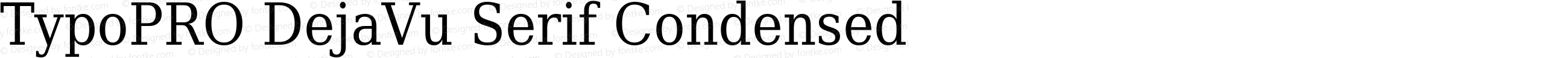 TypoPRO DejaVu Serif Condensed