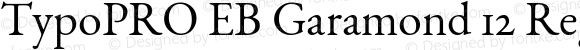 TypoPRO EB Garamond 12 Regular