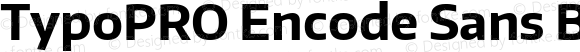 TypoPRO Encode Sans Normal Bold