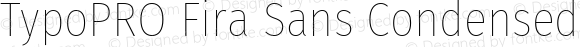 TypoPRO Fira Sans Condensed Thin