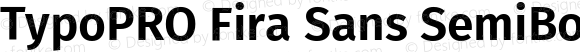 TypoPRO Fira Sans SemiBold