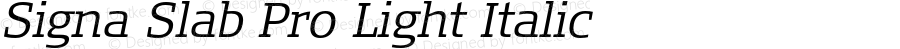 SignaSlabPro-LightItalic