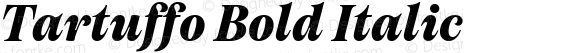 Tartuffo Bold Italic