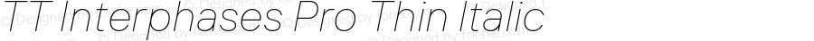 TT Interphases Pro Thin Italic