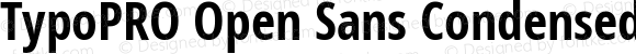 TypoPRO Open Sans Condensed Bold