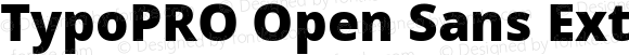 TypoPRO Open Sans ExtraBold