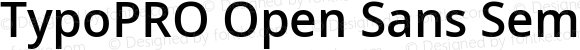 TypoPRO Open Sans SemiBold
