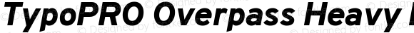 TypoPRO Overpass Heavy Italic