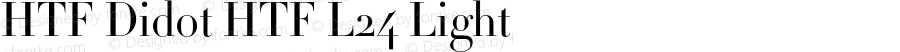 HTF Didot HTF L24 Light