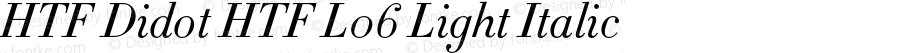 HTFDidot-L06LightItalic