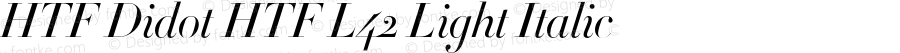 HTFDidot-L42LightItalic