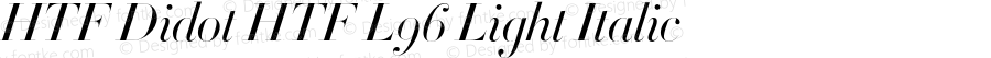 HTFDidot-L96LightItalic