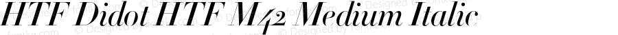 HTF Didot HTF M42 Medium Italic