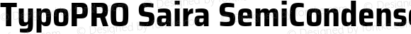 TypoPRO Saira SemiCondensed Bold
