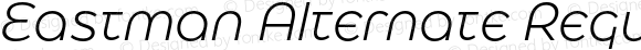 Eastman Alternate Regular Offset Italic