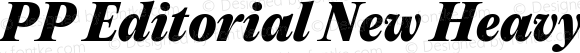 PP Editorial New Heavy Italic