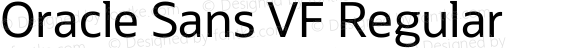 Oracle Sans VF Regular