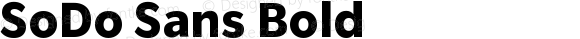 SoDo Sans Bold