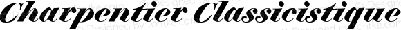 Charpentier Classicistique Reduced Bold Italic